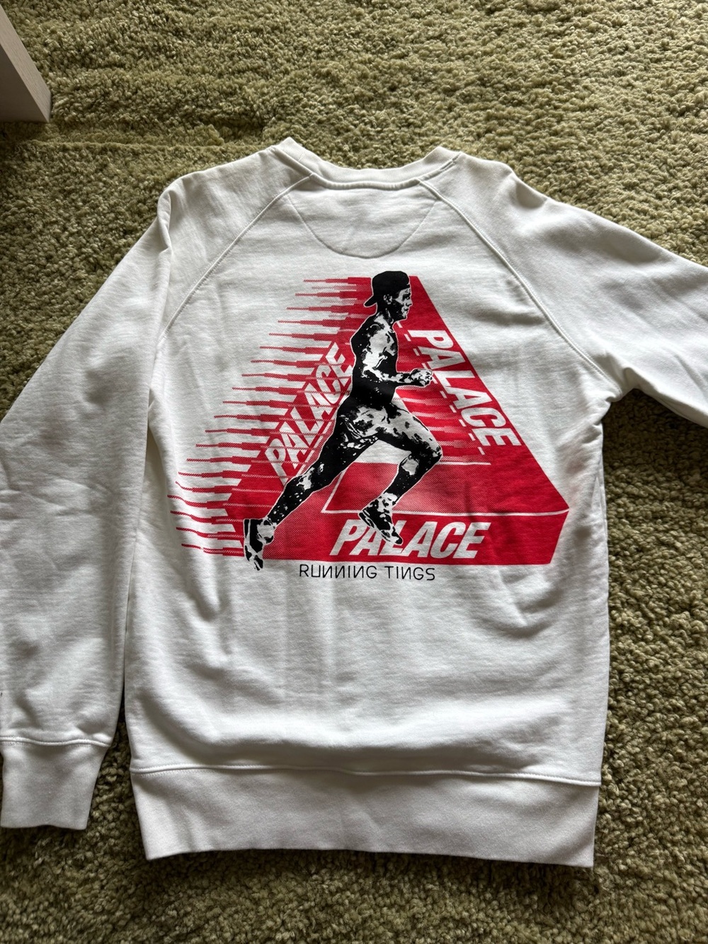 PALACE”Running Tings” crewneck sweater